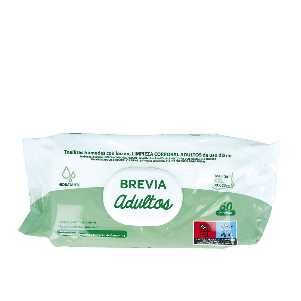 Loțiune de curățare pentru adulți Salustar BREVIA șervețele 30x20 cm 60 unități - imagine 1