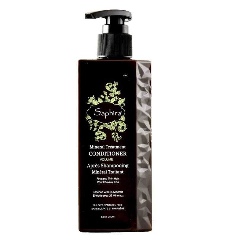 Saphira, Mineral TreatMen, Balsamo per capelli, Per il volume, 250 ml - Cosmova