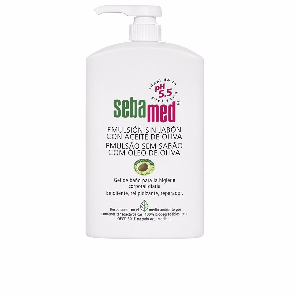 Sapone-FREE emulsione bath gel con olive olio 1000 ml - Cosmova