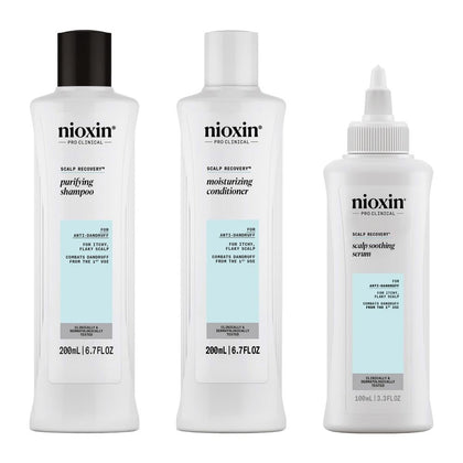 SCALP RECOVERY - Anti-Dandruff Kit - Flaky and Itchy Scalp 3 u