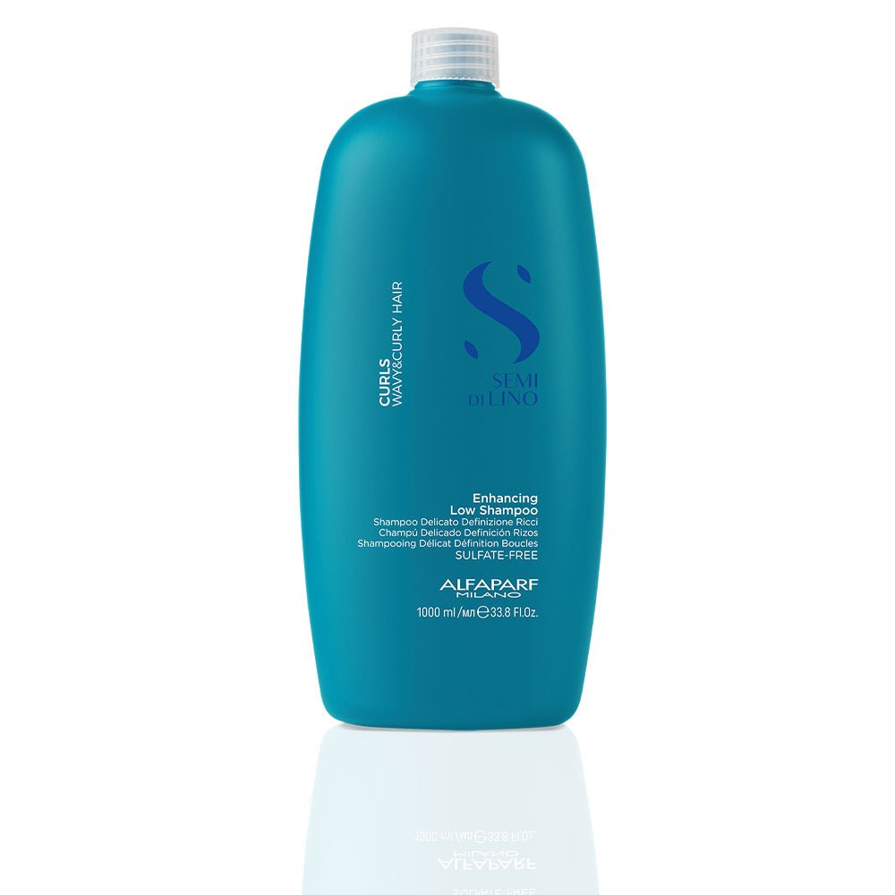 SEMI DI LINO CURLS enhancing low shampoo 1000 ml - Cosmova