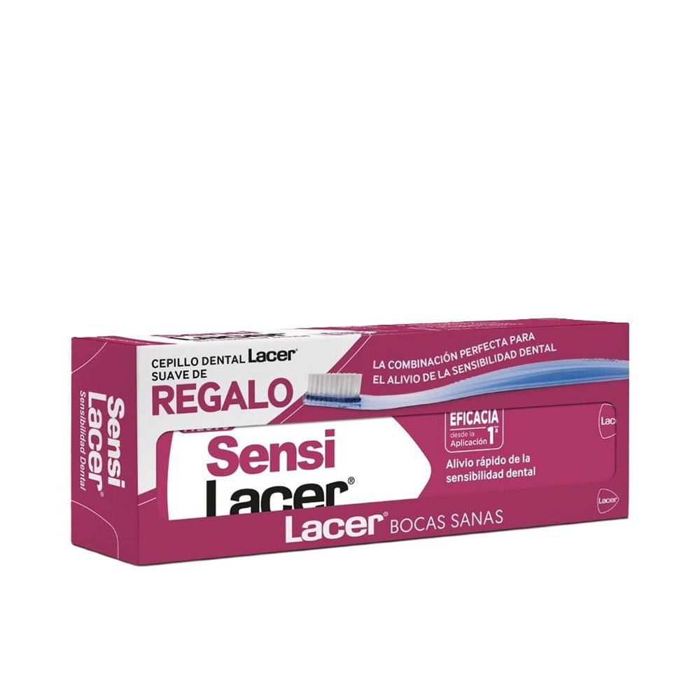 SENSILACER toothpaste + Soft brush 2 units - Cosmova