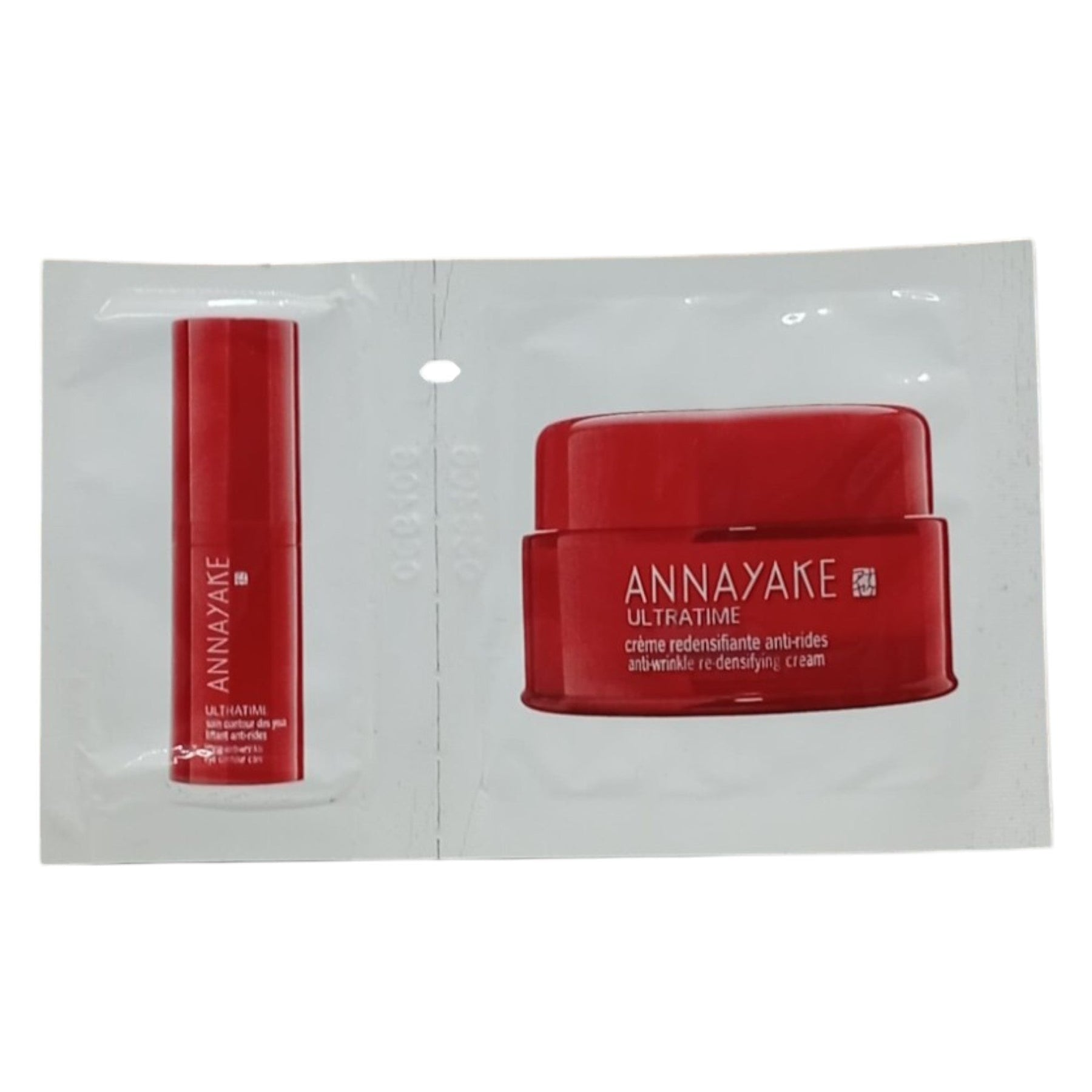 Set Annayake: Ultratime, Hydrating, Eye Cream, 1 ml *Sample + Ultratime, Anti-Wrinkle, Day, Cream, For Face, 1 ml *Sample - Cosmova