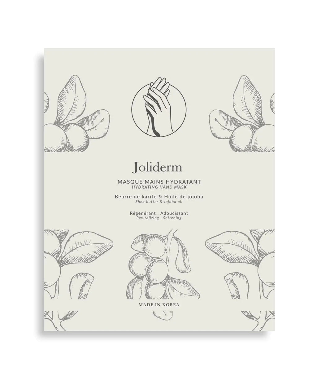 Set Duo, Joliderm, Joliderm, Burro di karité e olio di cocco, Idratante & Ammorbidente, Maschera in foglio per le mani, 2 pz, 2 - Cosmova