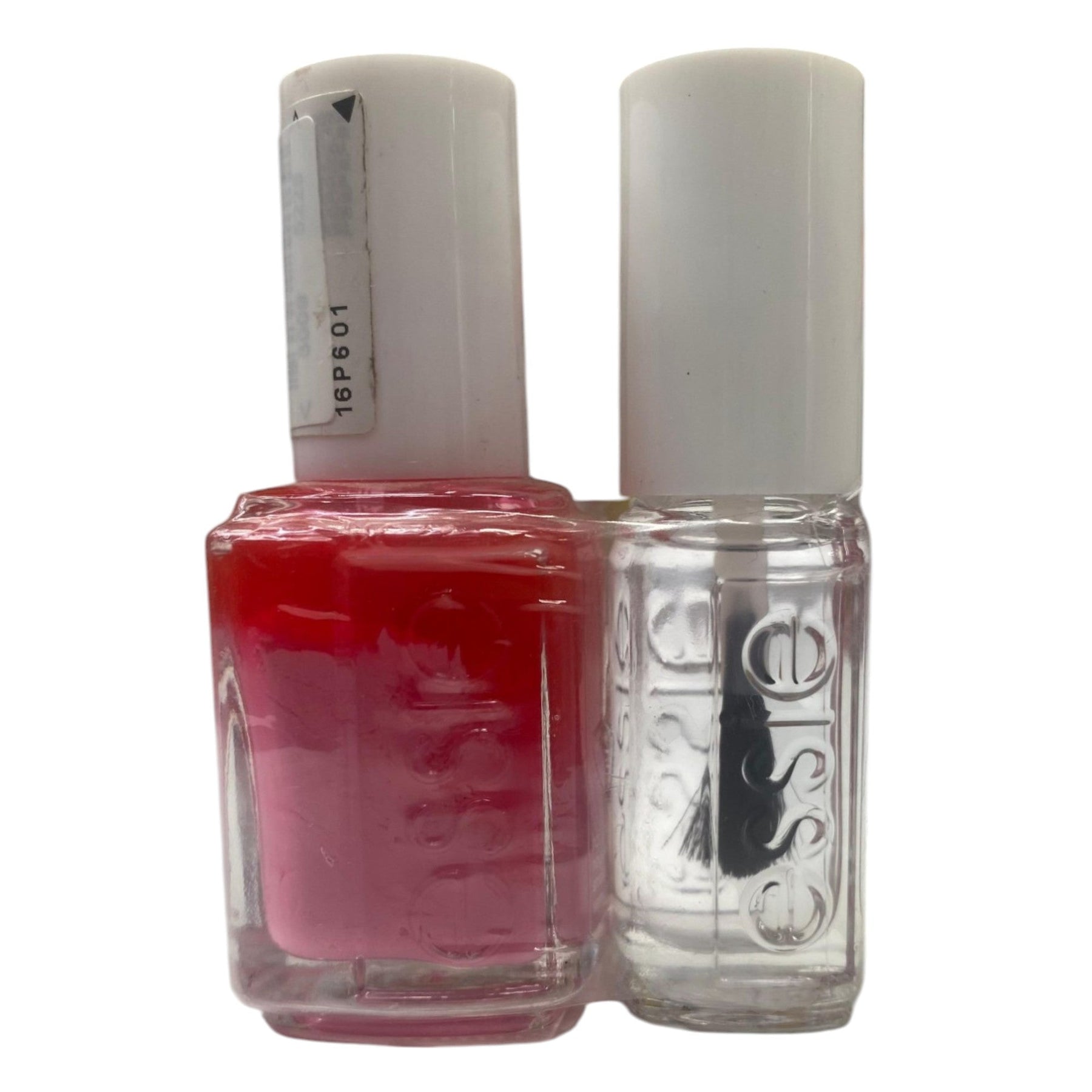 Set Essie: Nail Enamel, Vegan, Glossy Shine Finish, Nail Polish, 20, Lovie Dovie, 13.5 ml + Nail Care - Good To Go, Top Coat, Nail Strengthening Lacquer, 5 ml - Cosmova