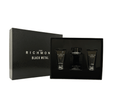 Set John Richmond: Black Metal, Natural, Cleansing, Shower Gel, 50 ml + Black Metal, Body Lotion, 50 ml + Black Metal, Eau De Parfum, For Men, 100 ml - Cosmova