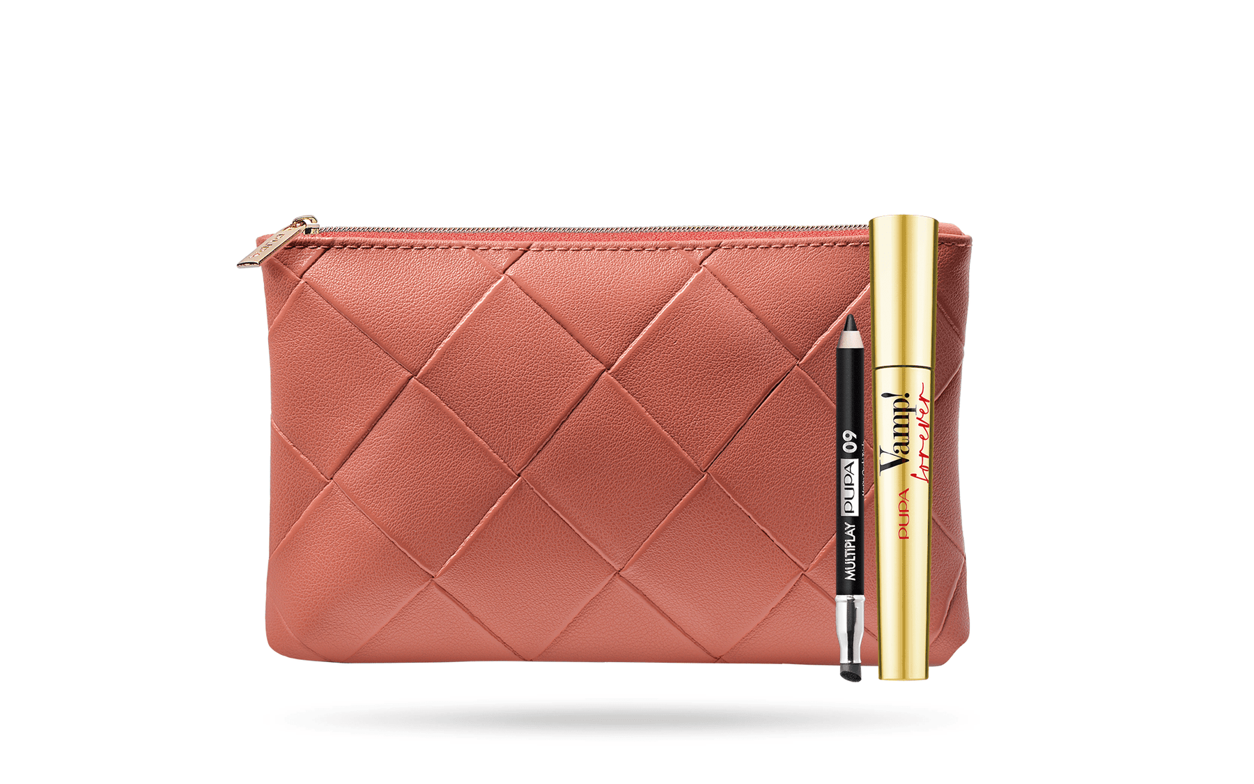 Set Pupa: Multiplay, Double-Ended, Eyeshadow & Kajal Eyeliner 2-In-1, 09, Deep Black, 1.2 g + Vamp! Mascara Forever, Paraben-Free, Waterproof, Mascara, 111, Black, 9 ml - Cosmova