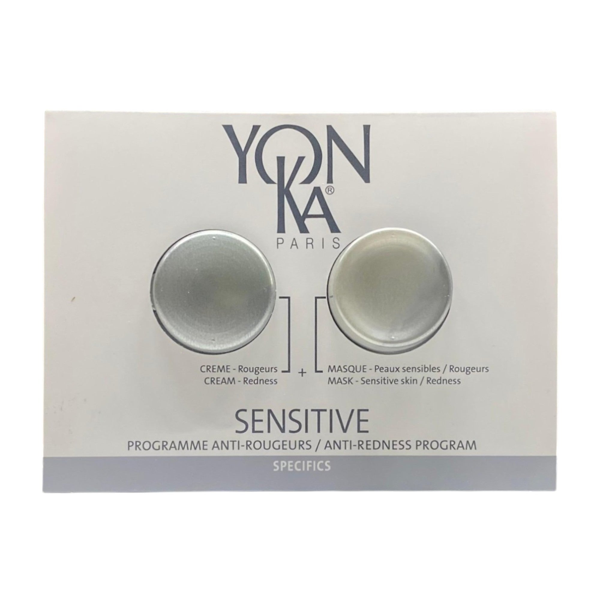 Set YonKa: Sensitive, Cream Mask, For Face, 2 ml *Sample + Sensitive, Anti Rougeurs, Cream, For Face, 1 ml *Sample - Cosmova