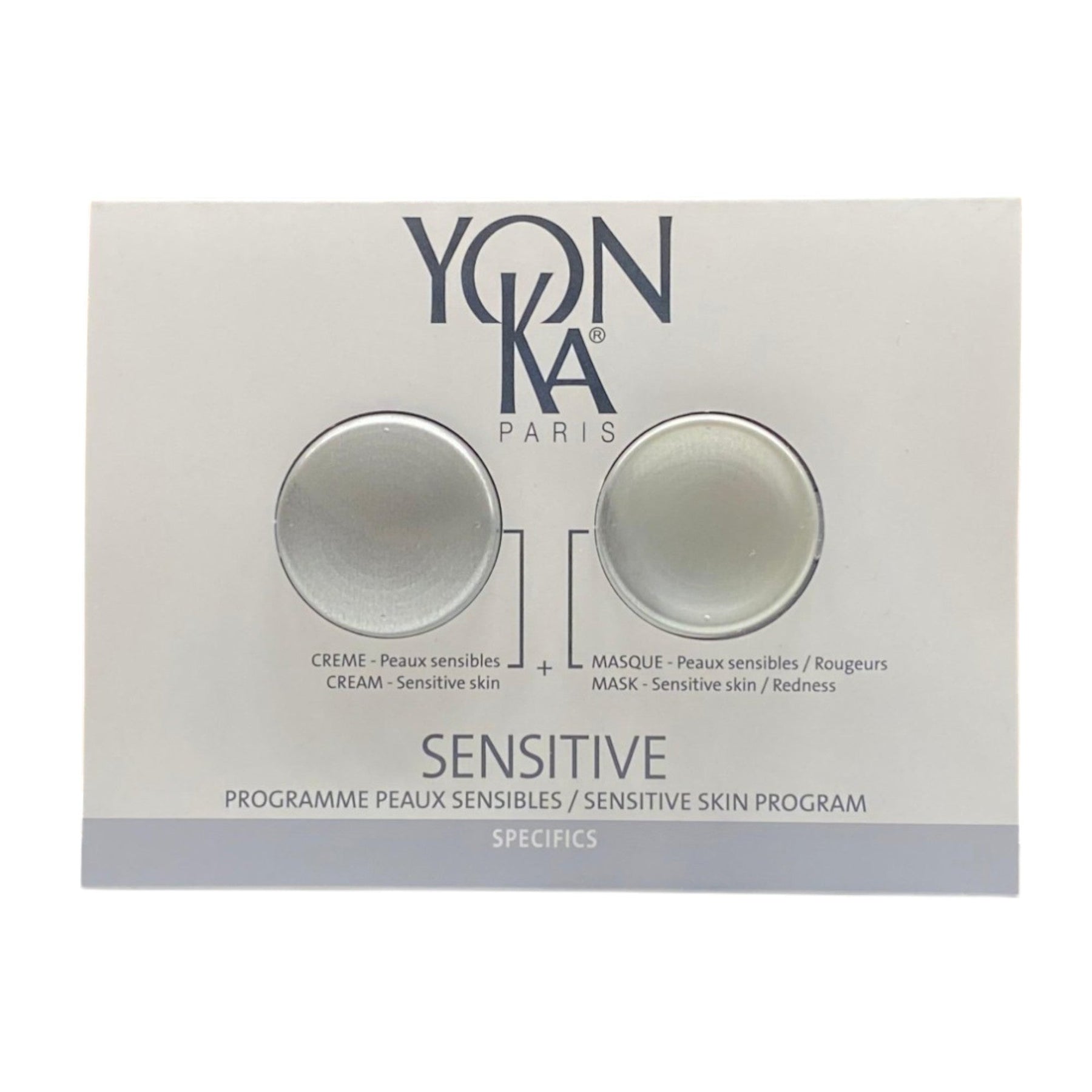 Set YonKa: Sensitive Specifics, Cream Mask, For Face, 2 ml *Sample + Sensitive Specifics, Cream, For Face, 1 ml *Sample - Cosmova