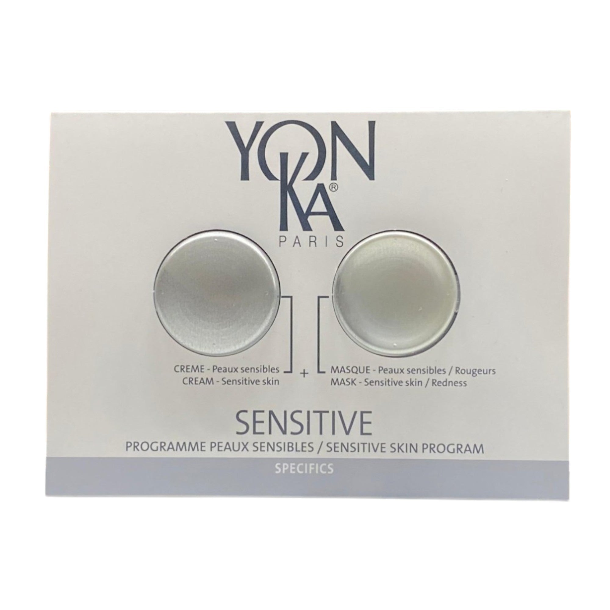 Set YonKa: Sensitive Specifics, Cream Mask, For Face, 2 ml *Sample + Sensitive Specifics, Cream, For Face, 1 ml *Sample - Cosmova