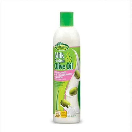 Shampoo e Balsamo Grohealthy Proteine del Latte e Olio d'Oliva 2 In 1 Sofn'free
