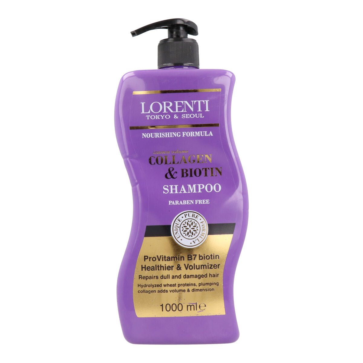 Shampoo Lorenti Collagene e Biotina 1 L-0