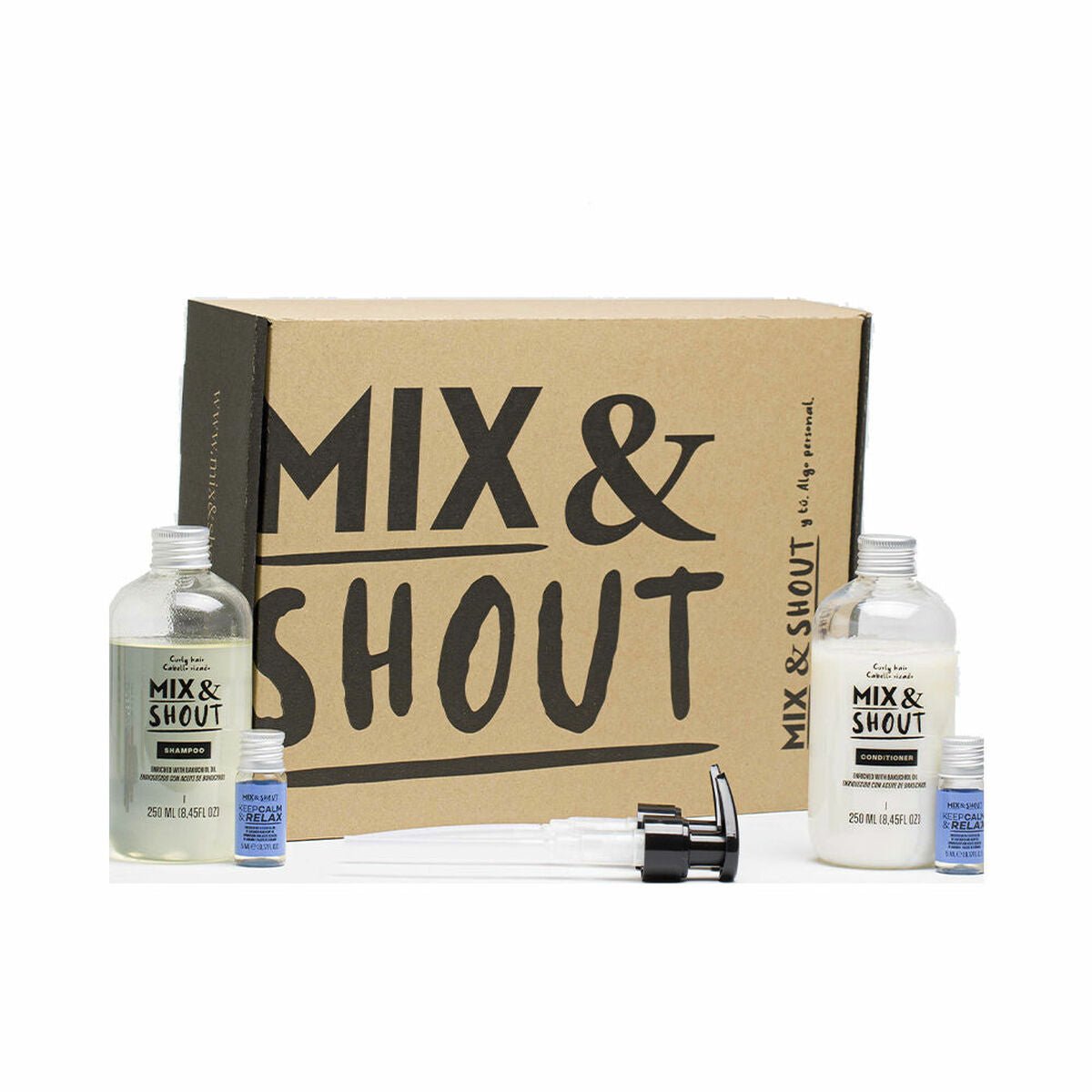 Shampoo Mix & Shout Rutina Rizado Calmante Lote Beruhigende 4 Stück Lockiges Haar-0