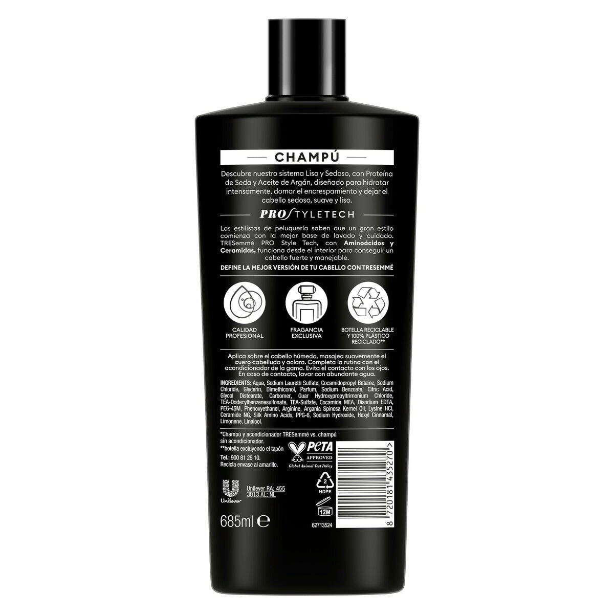 Shampoo Tresemme LISO&SEDOSO - Cosmova