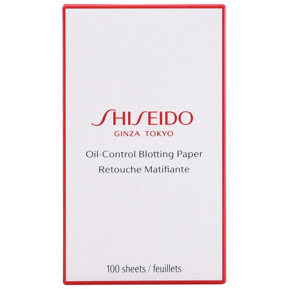 Sheets of Astringent Paper Shiseido The Essentials (100 Units) - Cosmova