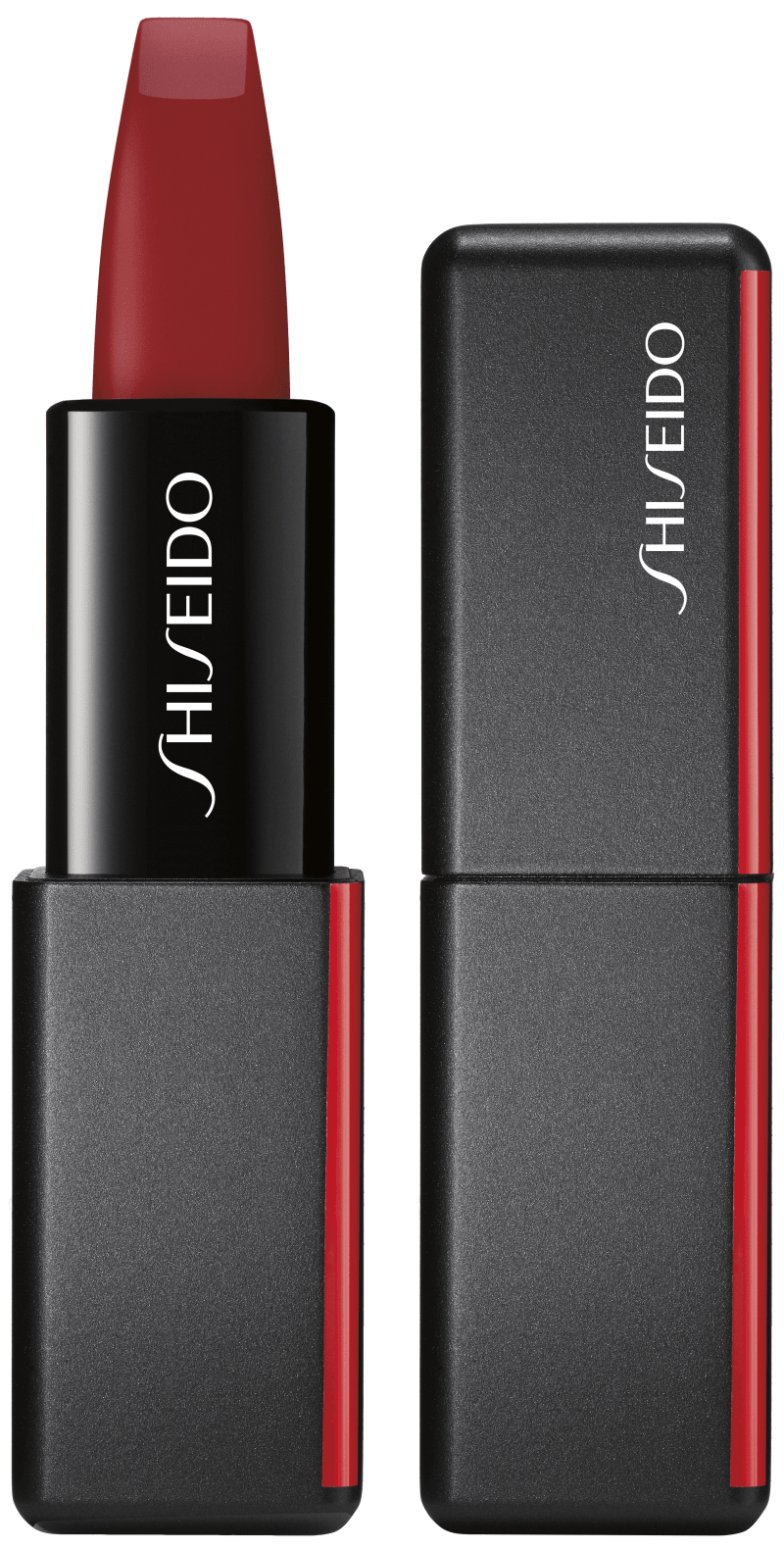 Shiseido, Modern Matte Powder, Opaco, Rossetto cremoso, 516, Rosso esotico, 4 g - Cosmova