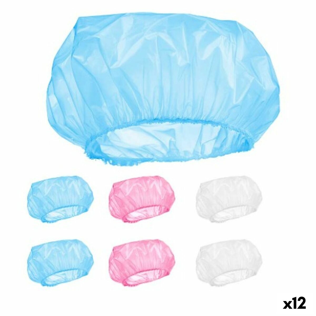 Cuffia da doccia Berilo HD092835 Set plastica multicolore 28 cm (12 unità)-0