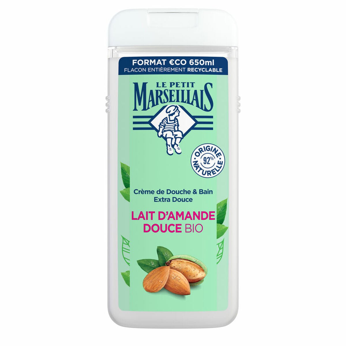 Duschgel Le Petit Marseillais almendras dulces 650 ml-0