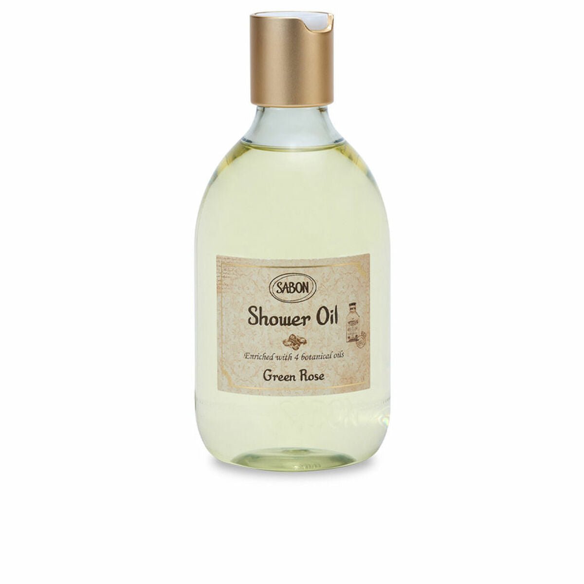Shower Oil Sabon Green Rose 300 ml - Cosmova
