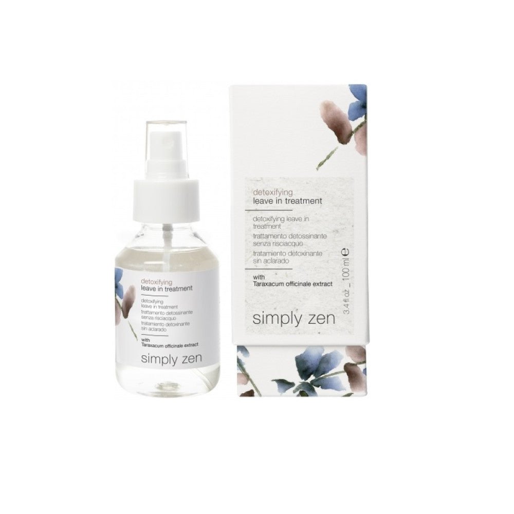 Simply Zen, Detoxifying, Oli essenziali, Siero per trattamento del cuoio capelluto senza risciacquo, Per disintossicare, 100 ml - Cosmova