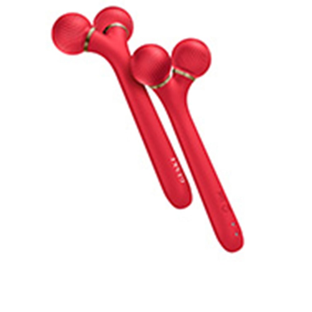 SMART APP GUIDED 4-in-1 Sonic Facial Roller Red 1 unit - Cosmova