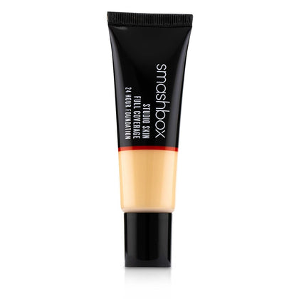 Smashbox, Studio Skin, Haute couverture, Fondotinta liquido, 1,15, Chiaro-Calda & Pesca, 30 ml