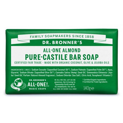 Savonnette Dr Bronner's 140 g Amandes