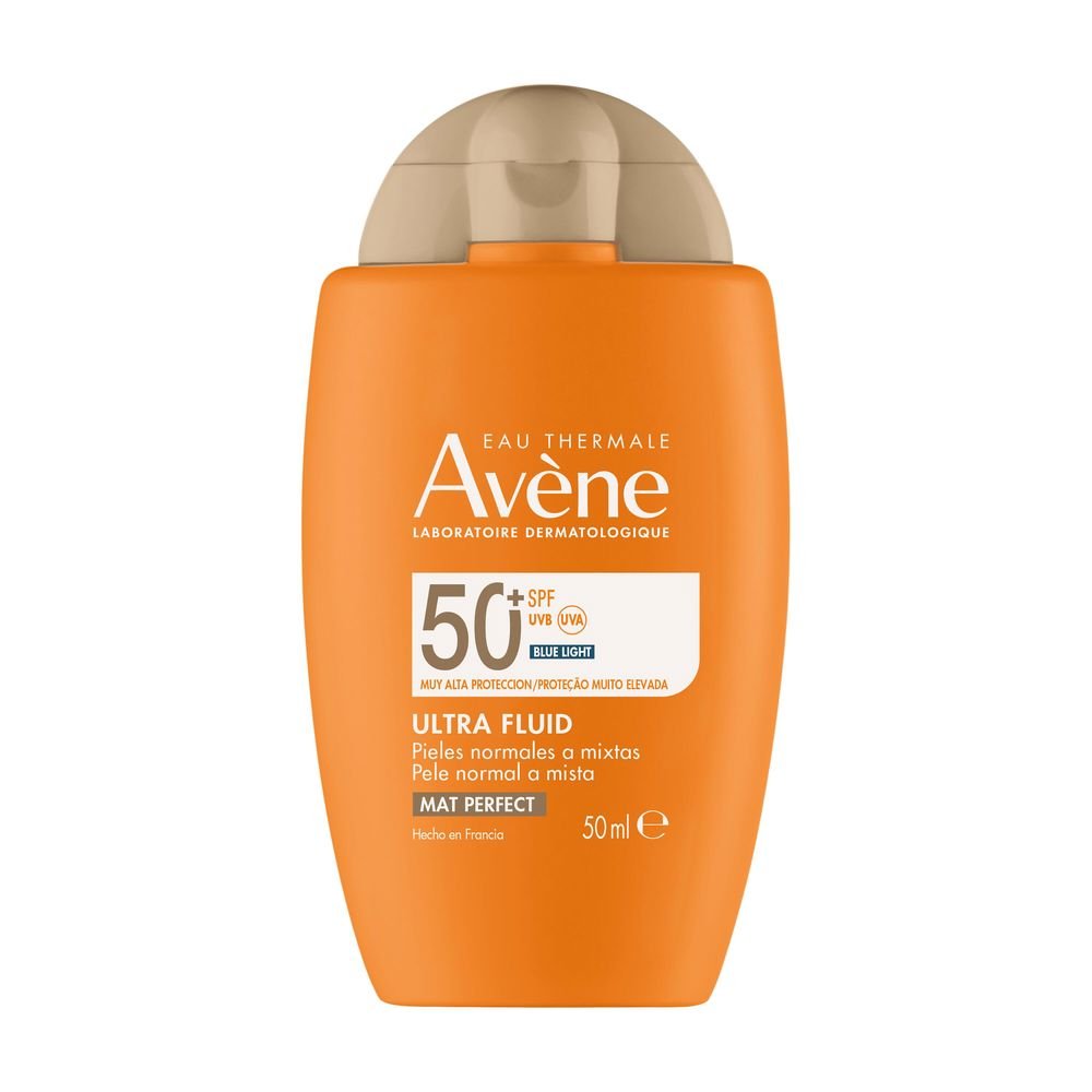 SOLAIRE ULTRA FLUID MAT PERFECT universal facial sunscreen SPF 50 50 ml - Cosmova