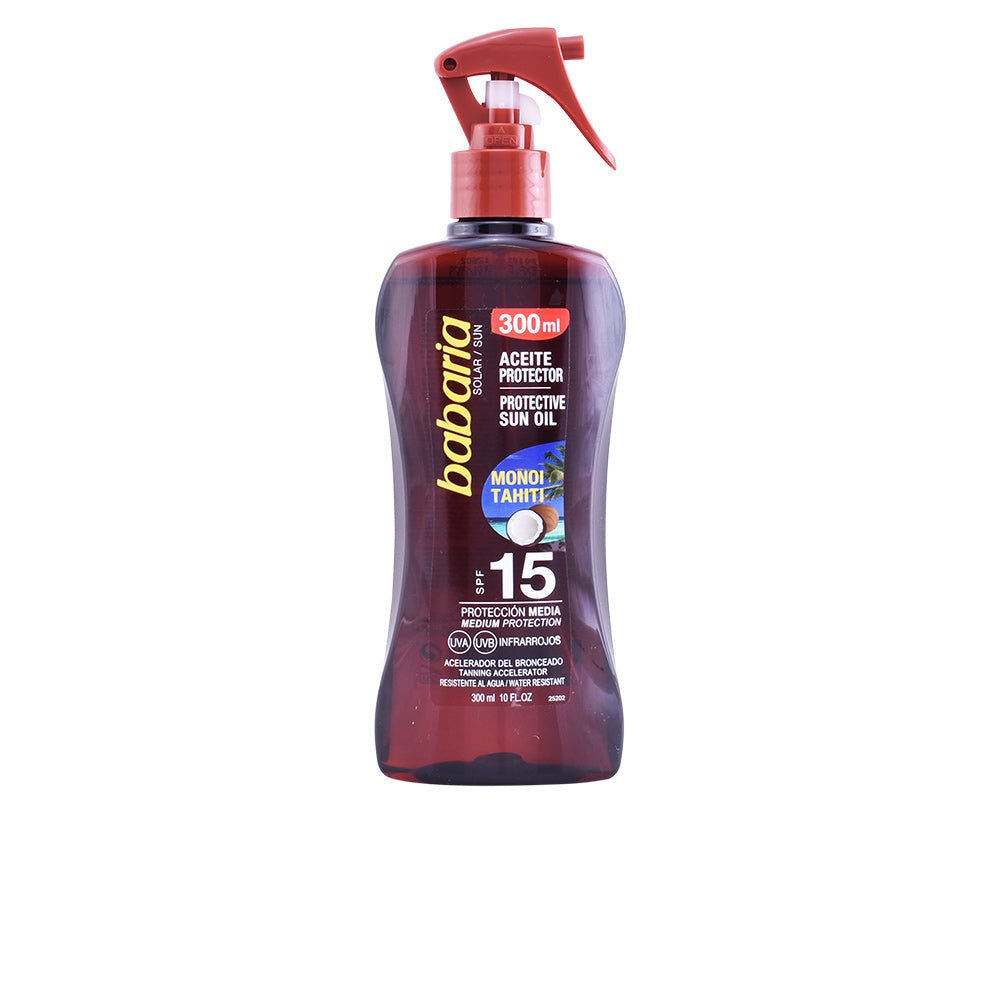 SOLAR OIL MONOI TAHITI spray SPF15 300 ml - Cosmova