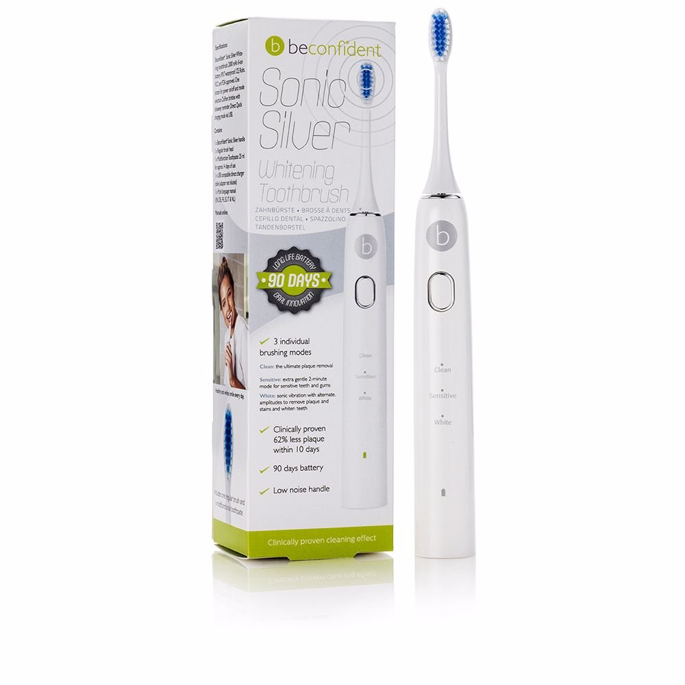 SONIC SILVER brosse à dents électrique sbiancante #bianco/argent 1 pz