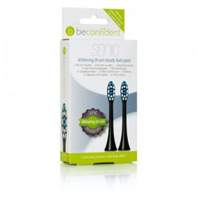 SONIC TOOTHBRUSH HEADS SBIANCANTE nero set 2 pz