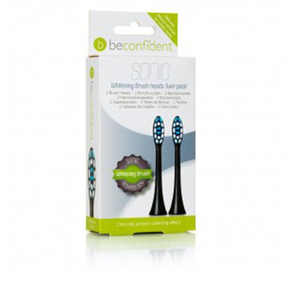 SONIC ZAHNBÜRSTENKÖPFE WHITENING BLACK Set 2 St.-0