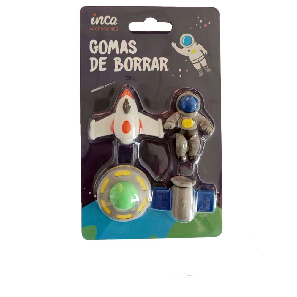 SPACE ERASERS LOT 4 pcs - Cosmova
