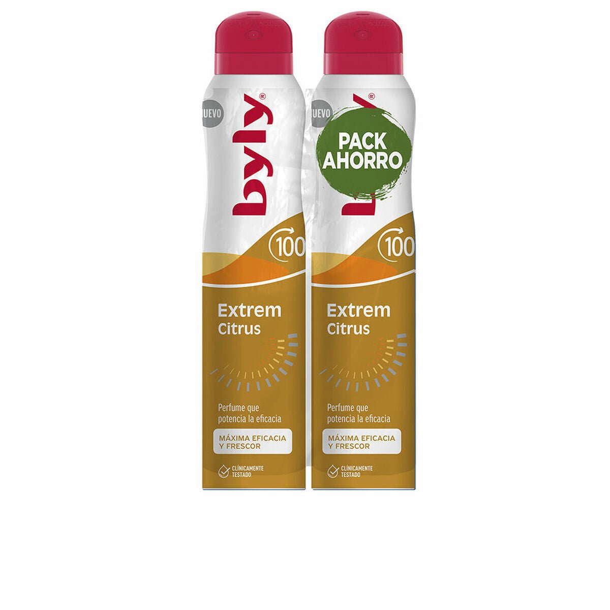 Desodorante Spray Byly BYLY EXTREM CITRUS 2 Piezas-0