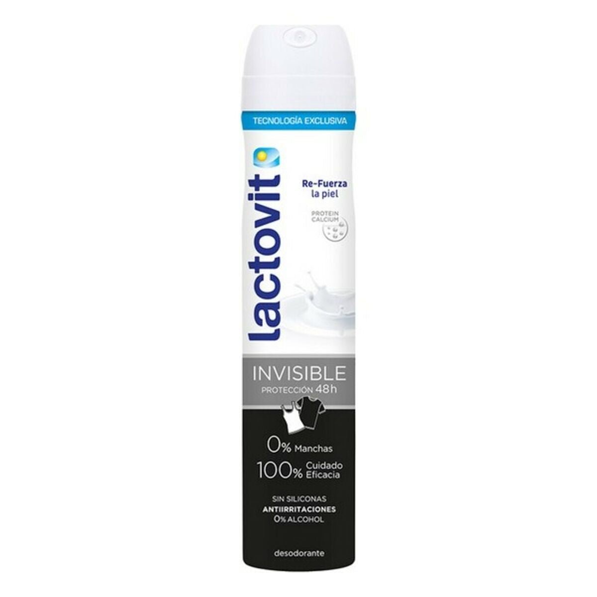 Spray Deodorant Invisible Antimanchas Lactovit (200 ml)-0