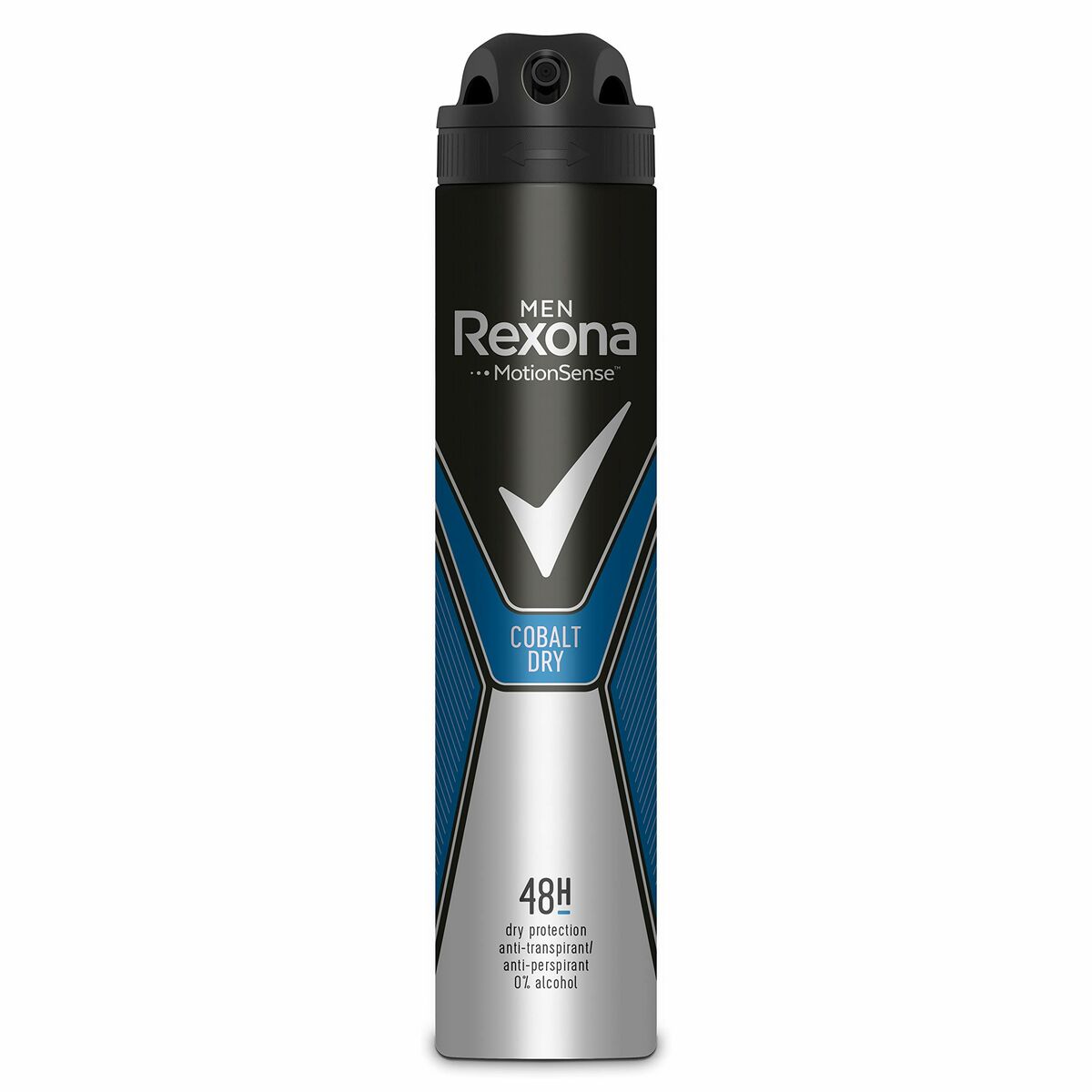 Spray Deodorant Rexona Cobalt Men Men 48 hours 200 ml - Cosmova
