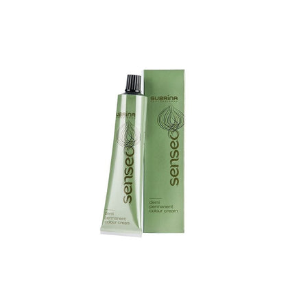 Subrina Professional, Senseo, Senza ammoniaca, Tintura per capelli semi-permanente, 7/5 Medium Blond Intense Red, 60 ml