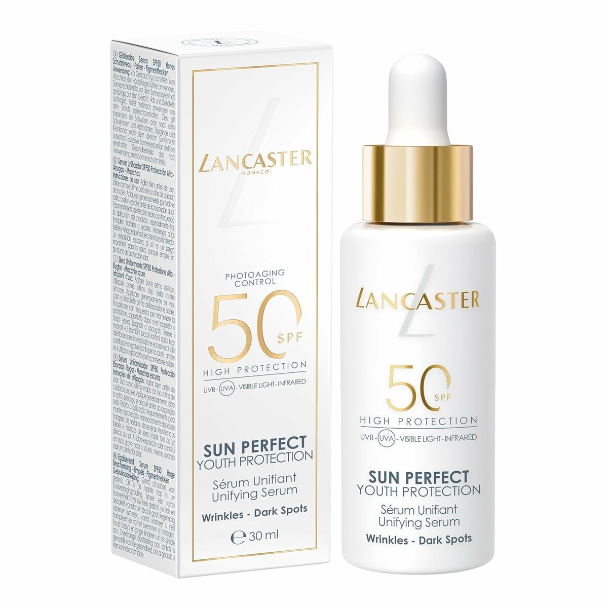 Sun Block Lancaster SUN PERFECT Spf 50 30 ml - Cosmova