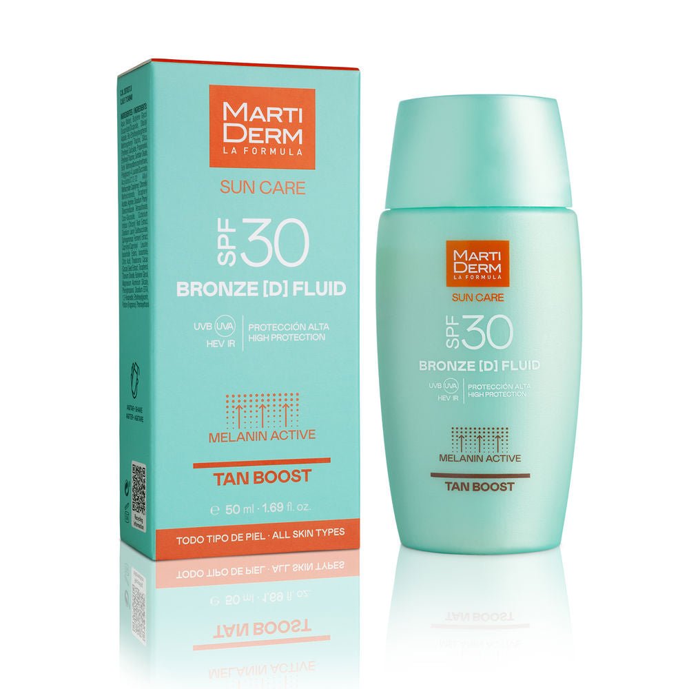 SUN CARE BRONZE [D] tanning fluid sunscreen SPF30 50 ml - Cosmova