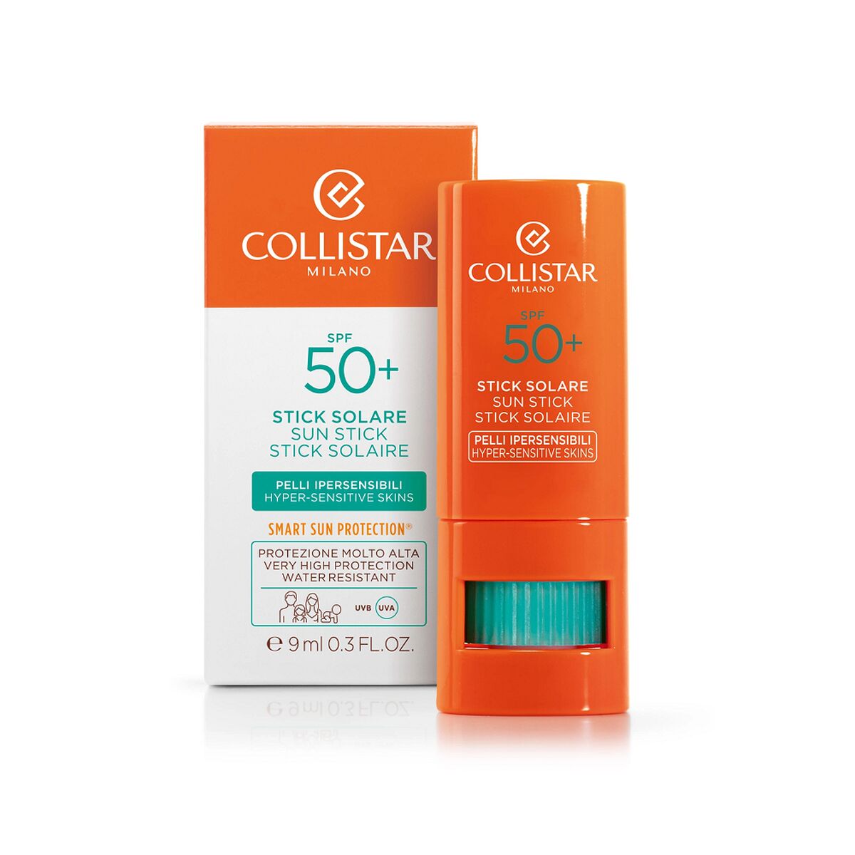 Sun Cream Collistar Perfect Tanning Stick Solar Transparente Stick Spf 50 8 g - Cosmova