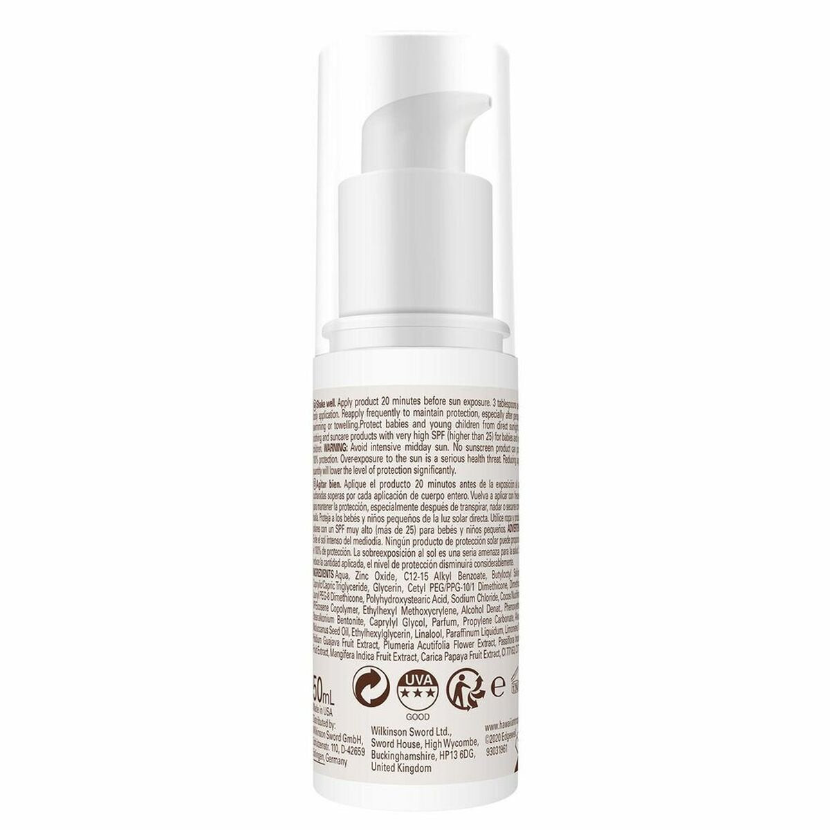 Sonnenlotion Hawaiian Tropic Y301764100 Sonnenmilch Spf 30 50 ml-1