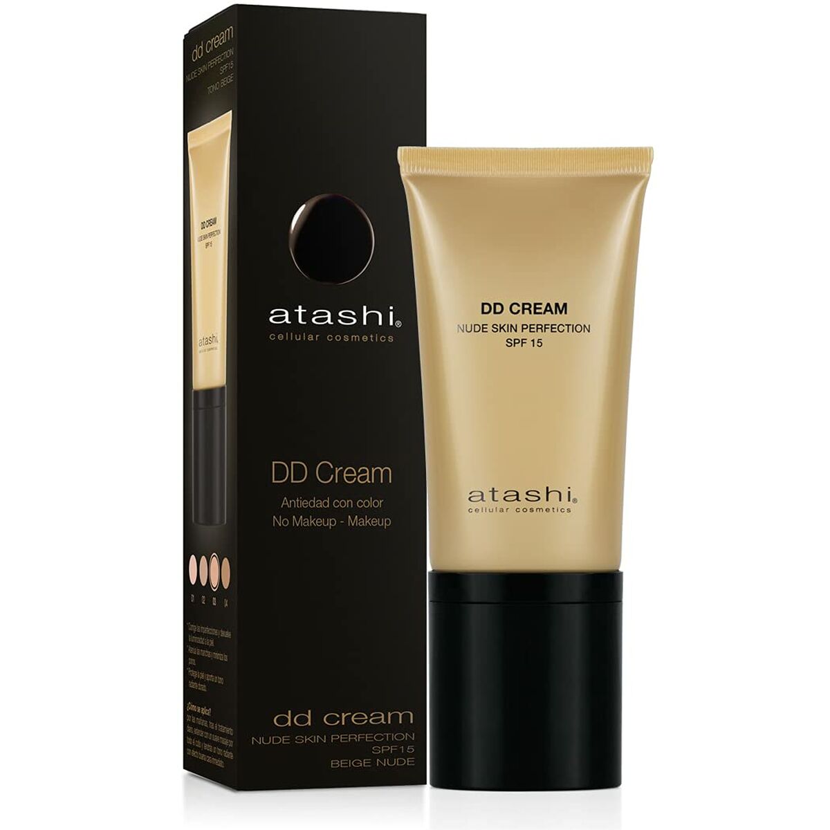 Protección Solar con Color Atashi Cellular Cosmetics Dd Beige Spf 15 50 ml DD Cream-0