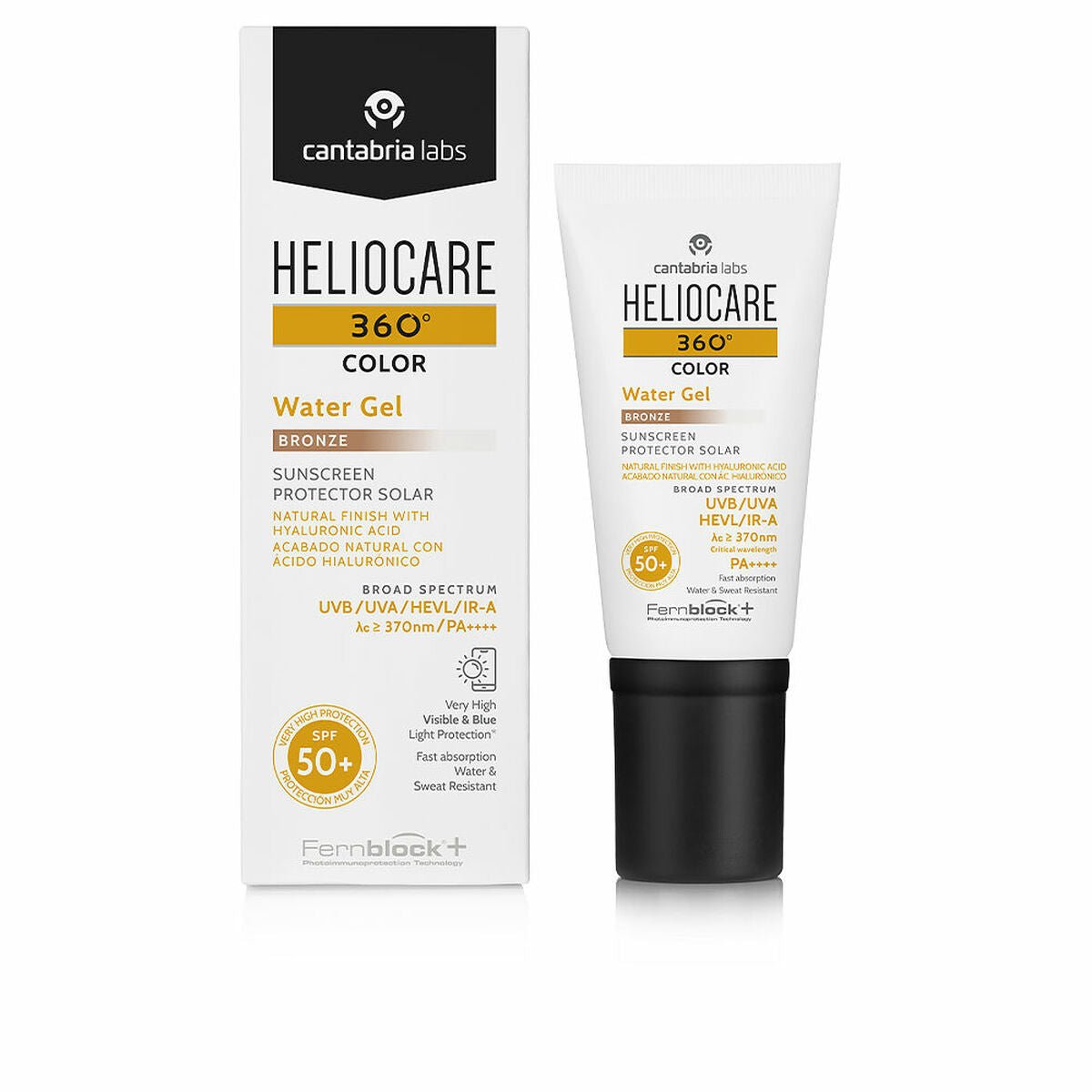 Sun Protection with Colour Heliocare Heliocare 360º Water Gel Color Bronce 50 ml Spf 50 - Cosmova