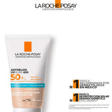 Sun Protection with Colour La Roche Posay Anthelios Uvmune 50 ml White Spf 50 Cream Hydrating Cream with Colour - Cosmova