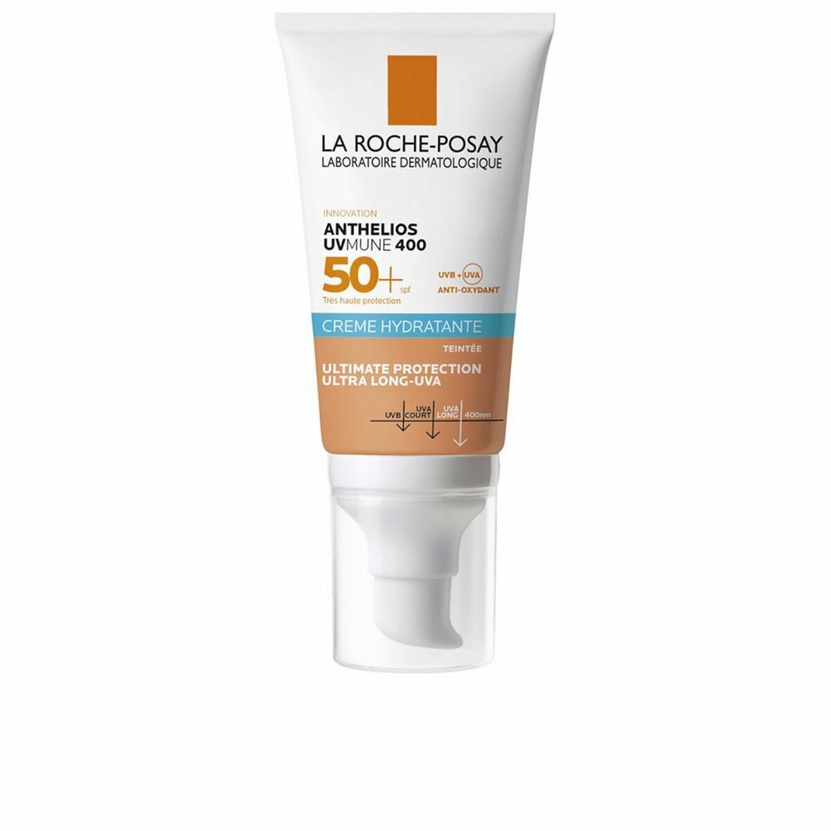 Sun Protection with Colour La Roche Posay Anthelios Uvmune 50 ml White Spf 50 Cream Hydrating Cream with Colour - Cosmova