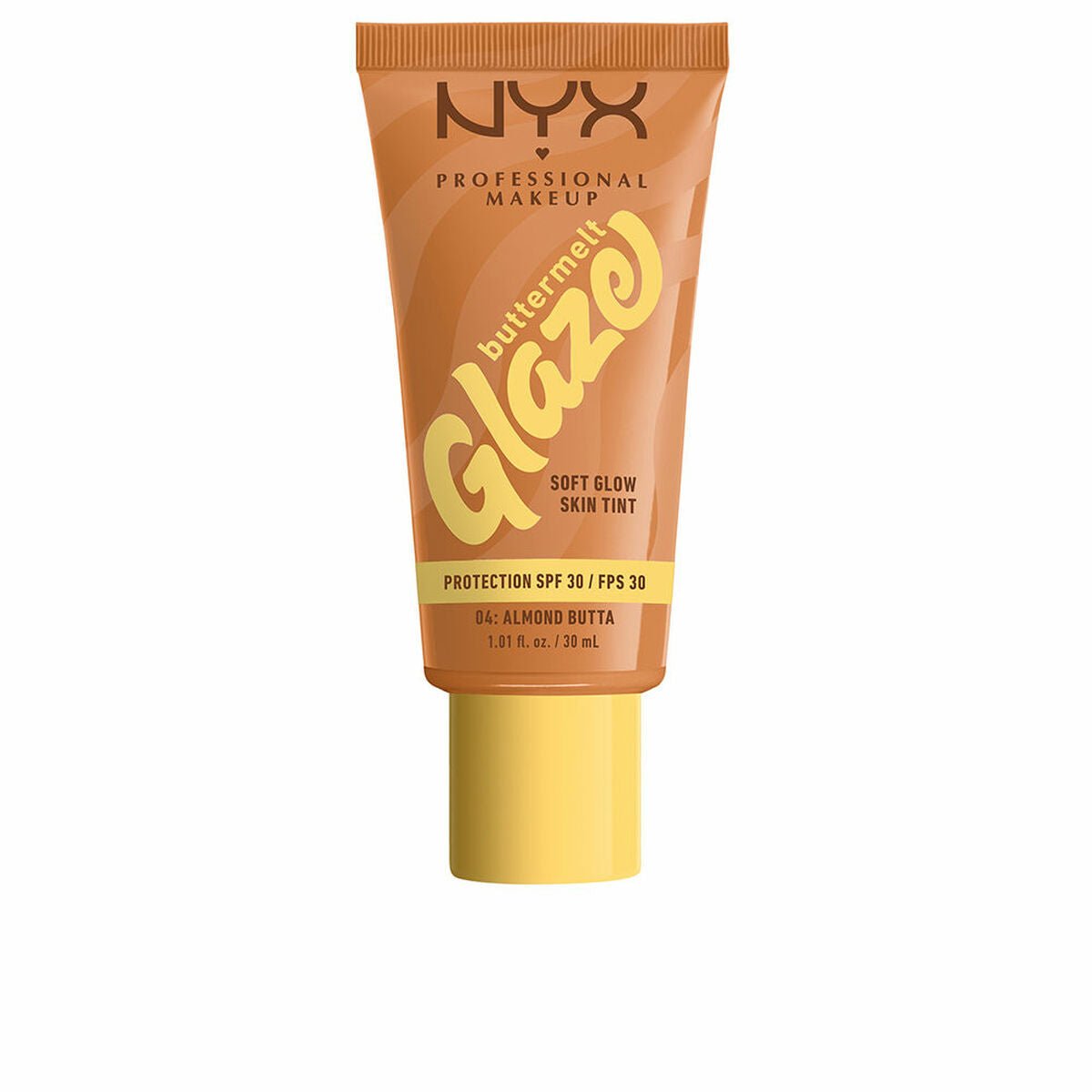 Sun Protection with Colour NYX BUTTERMELT GLAZE Nº 04-Almond Butta Spf 30 30 ml - Cosmova