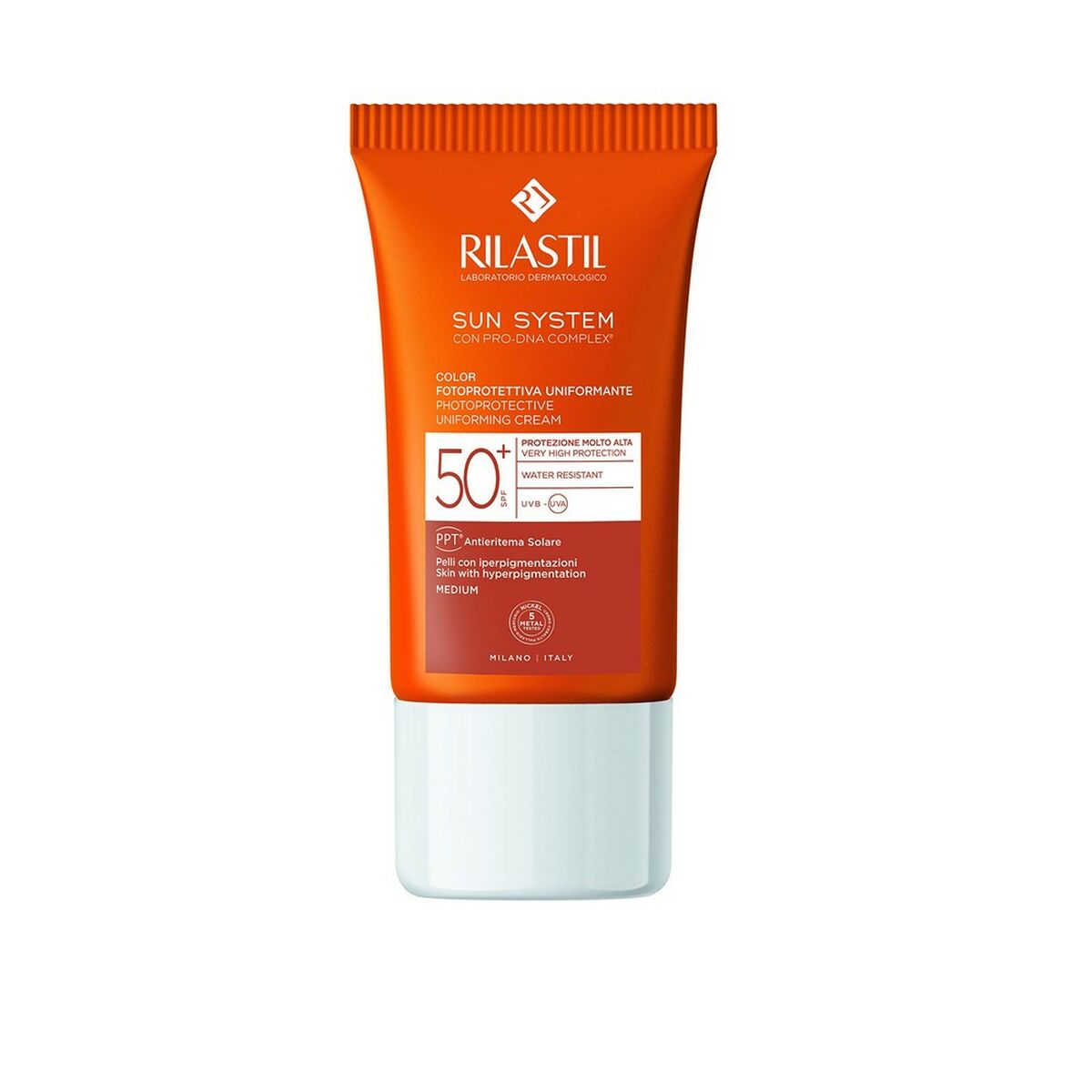 Sun Protection with Colour Rilastil Sun System Spf 50+ (50 ml) - Cosmova