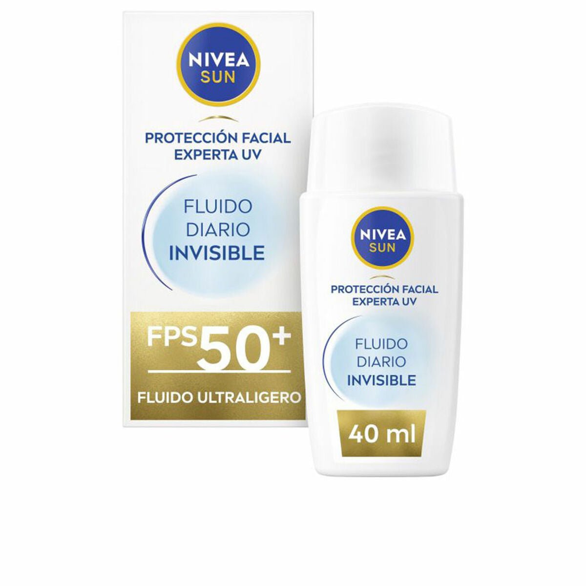 Sun Screen Lotion Nivea Sun SPF 50+ 40 ml Invisible - Cosmova