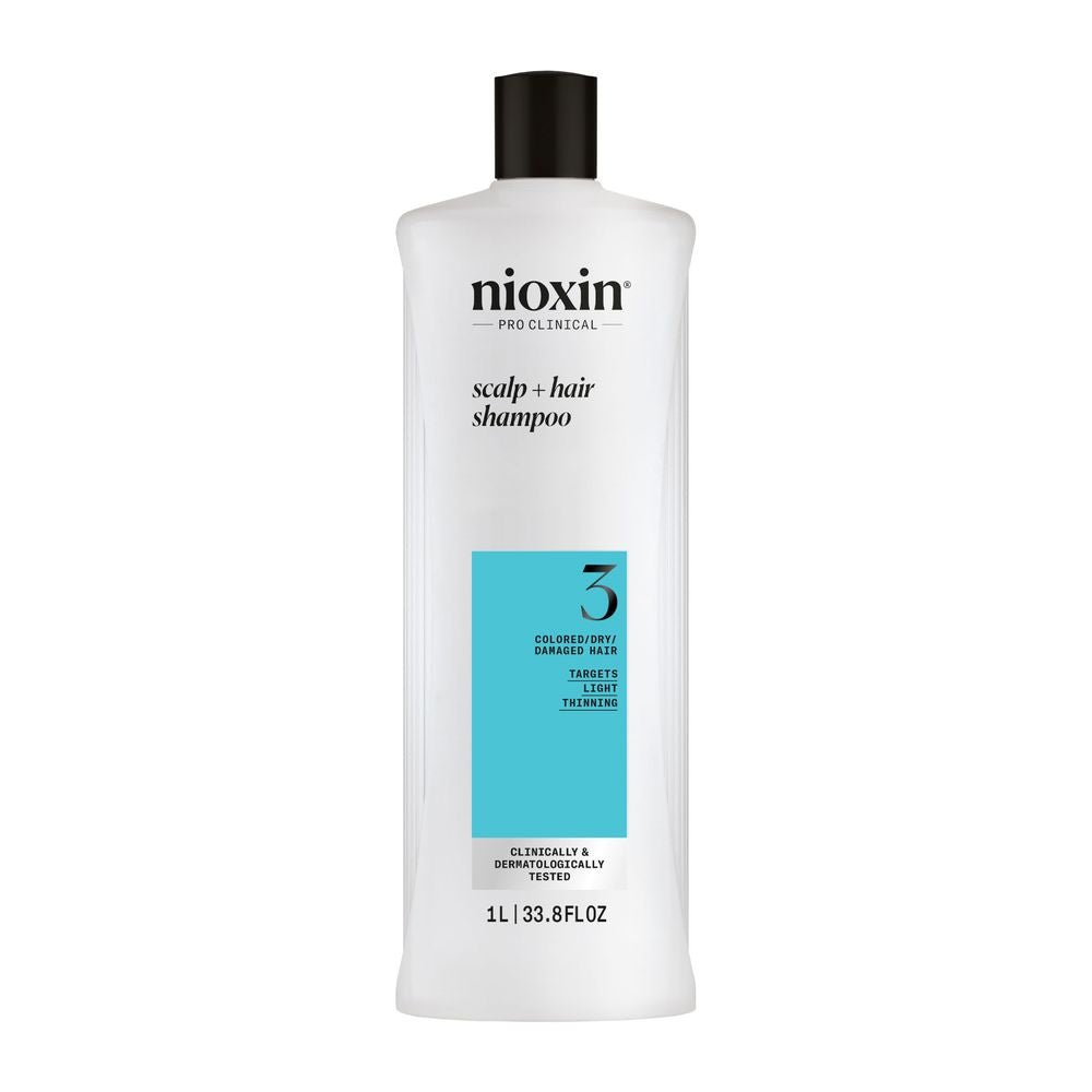 SYSTEM 3 - Shampoo - Dyed and Damaged Hair with Mild Weakening 1000 ml - Cosmova