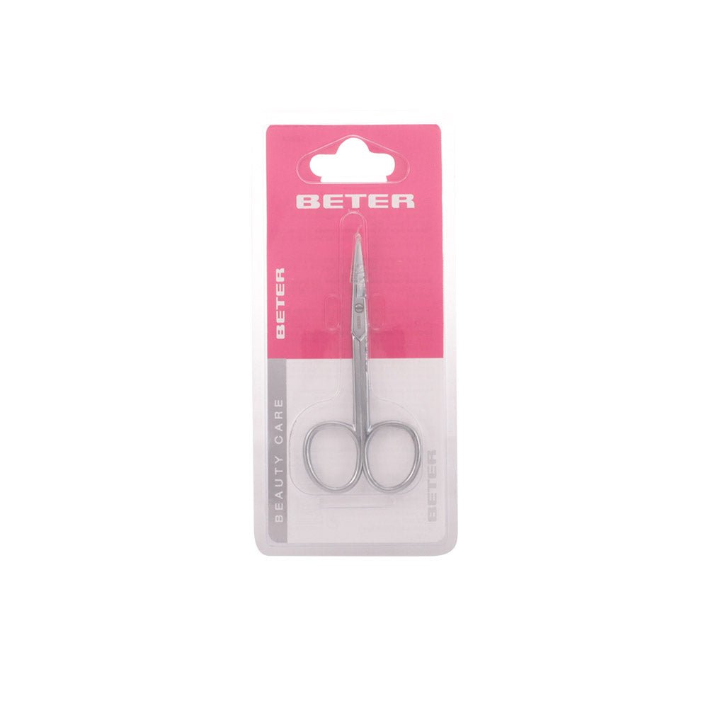 TIJERAS manucure pieles curva cromada 1 pz-0